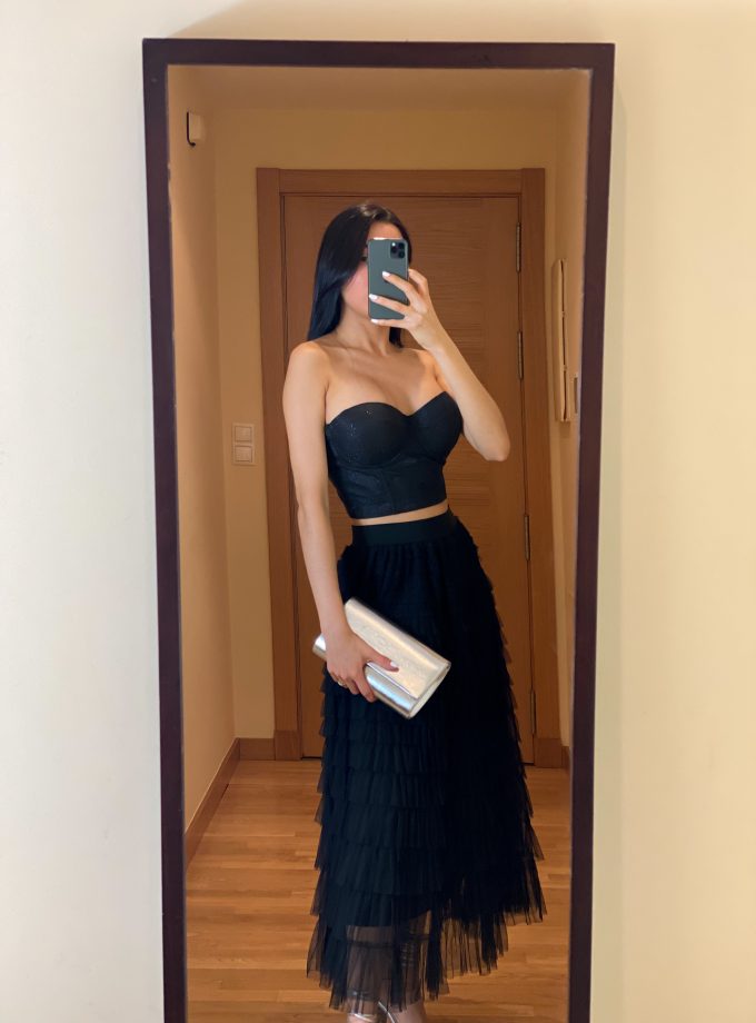 Falda de Tul Volantes