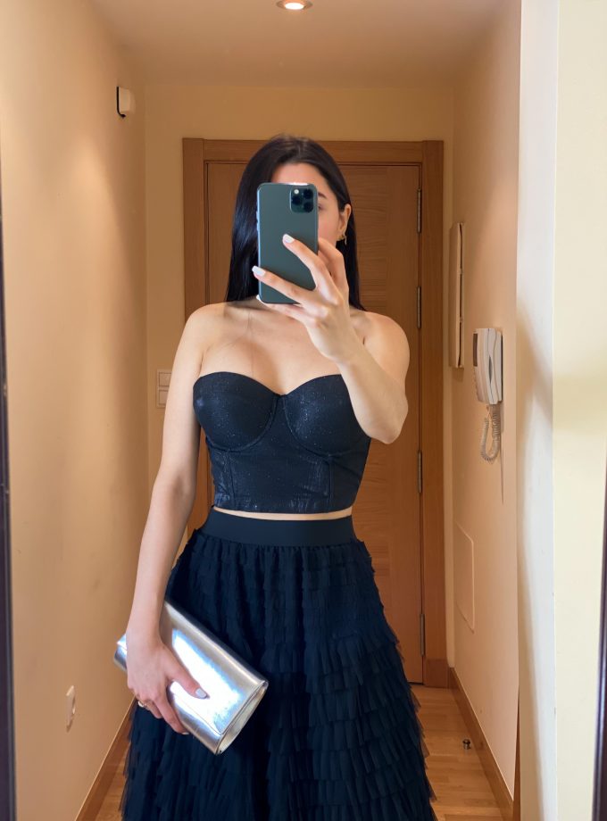 Falda de Tul Volantes