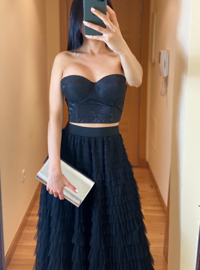 Falda de Tul Volantes