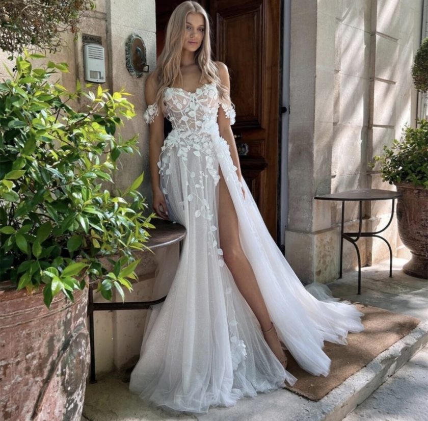 Vestido Hojitas Novia - Imagen 7