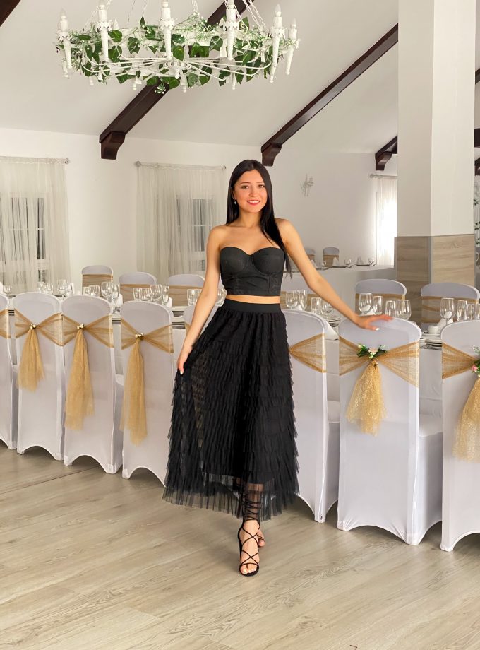 Falda de Tul Volantes