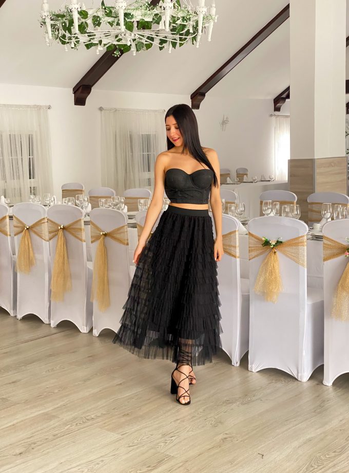 Falda de Tul Volantes