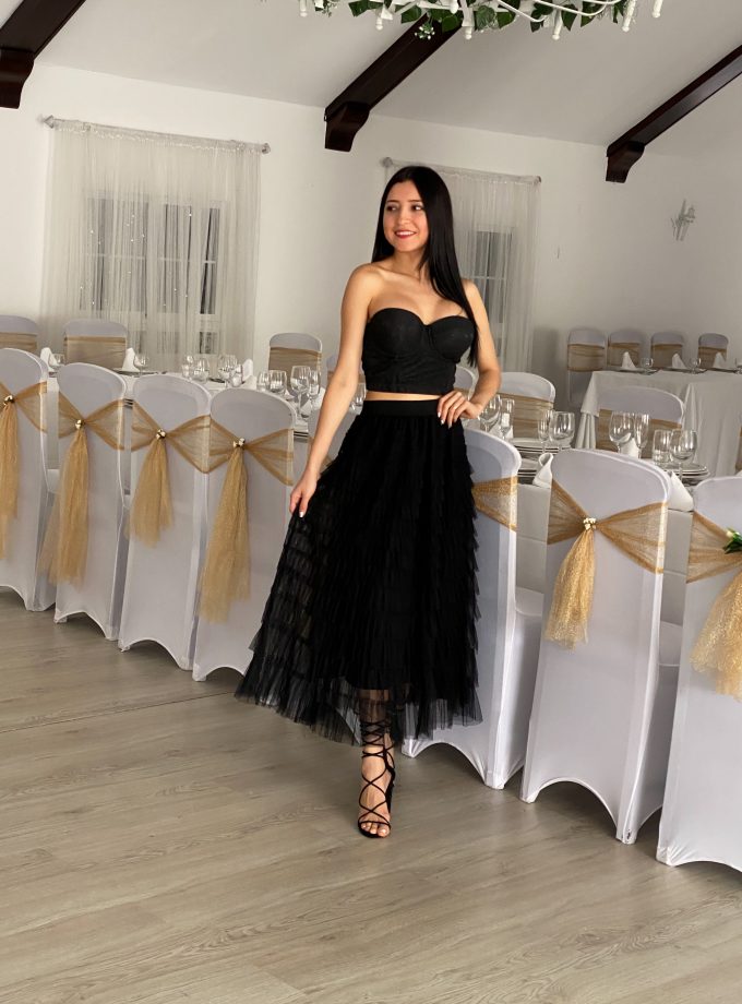 Falda de Tul Volantes