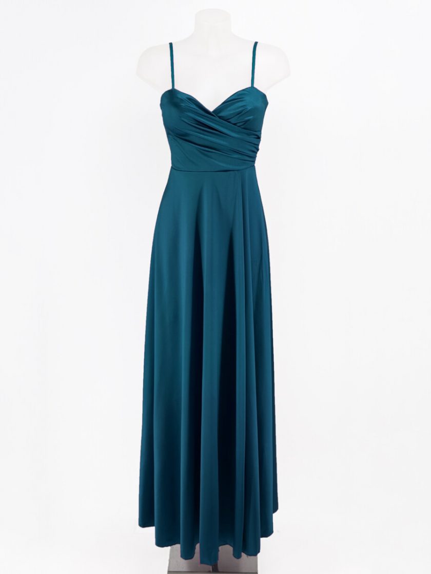 Vestido Seda Escote Corazón - Imagen 57