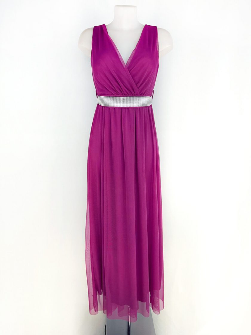 Vestido Tul Basic Cintura Brillos - Imagen 37