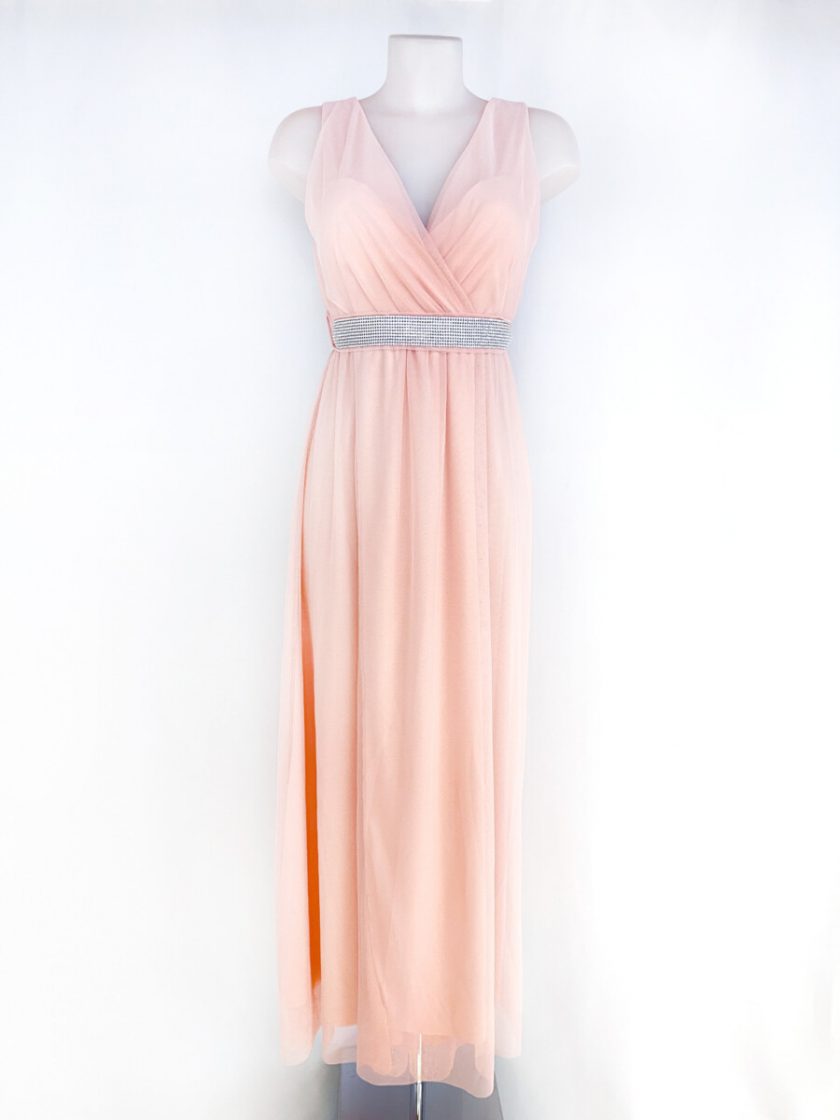 Vestido Tul Basic Cintura Brillos - Imagen 38