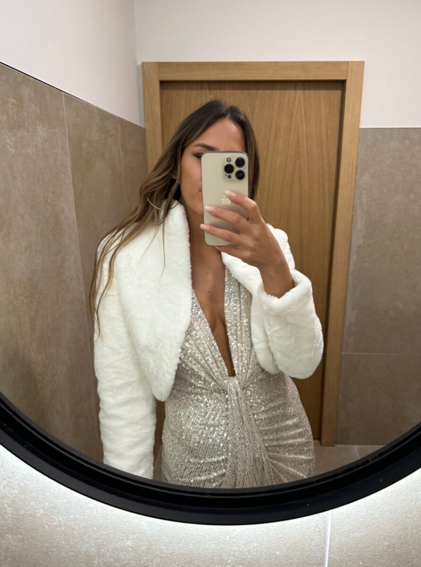 Chaqueta Pelo Cuello Blanco - Imagen 3