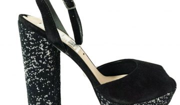 Sandalias Tacón Brillos