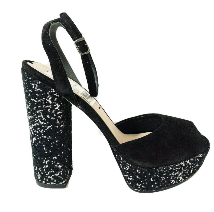 Sandalias Tacón Brillos