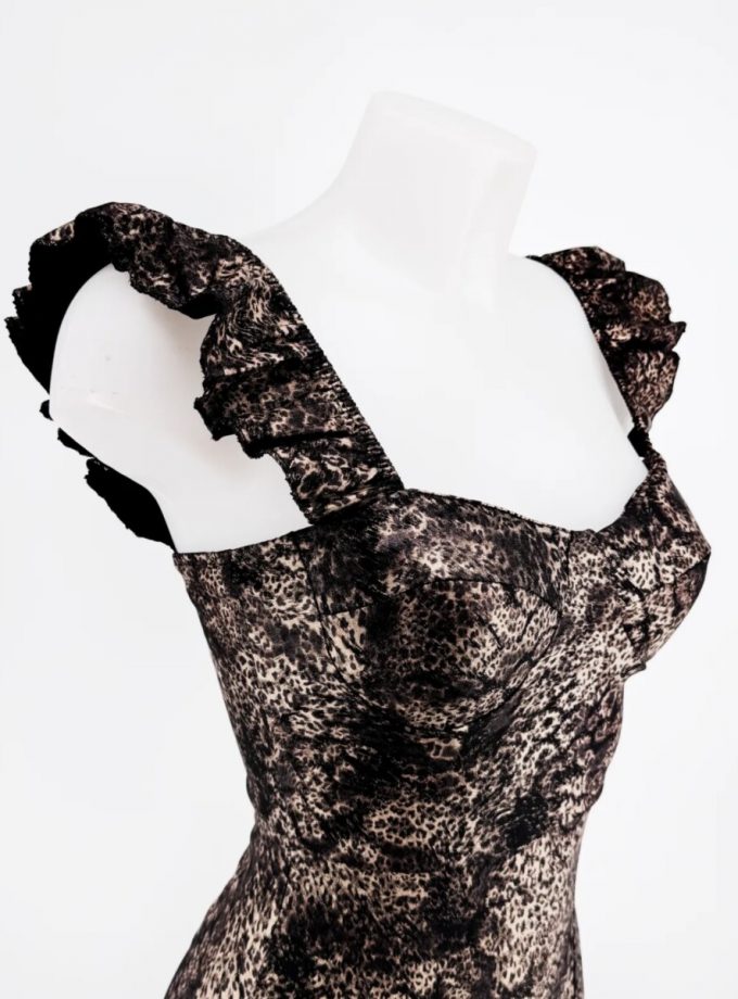 Vestido Canalé Bicolor