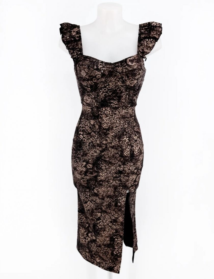 Vestido Canalé Bicolor - Imagen 9