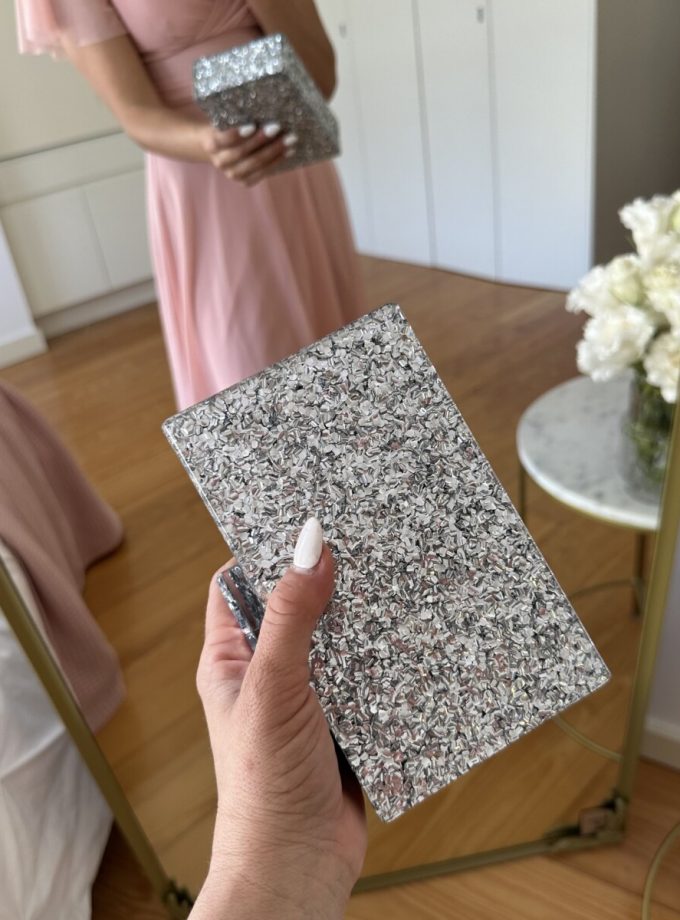 Bolso Acrílico Glitter