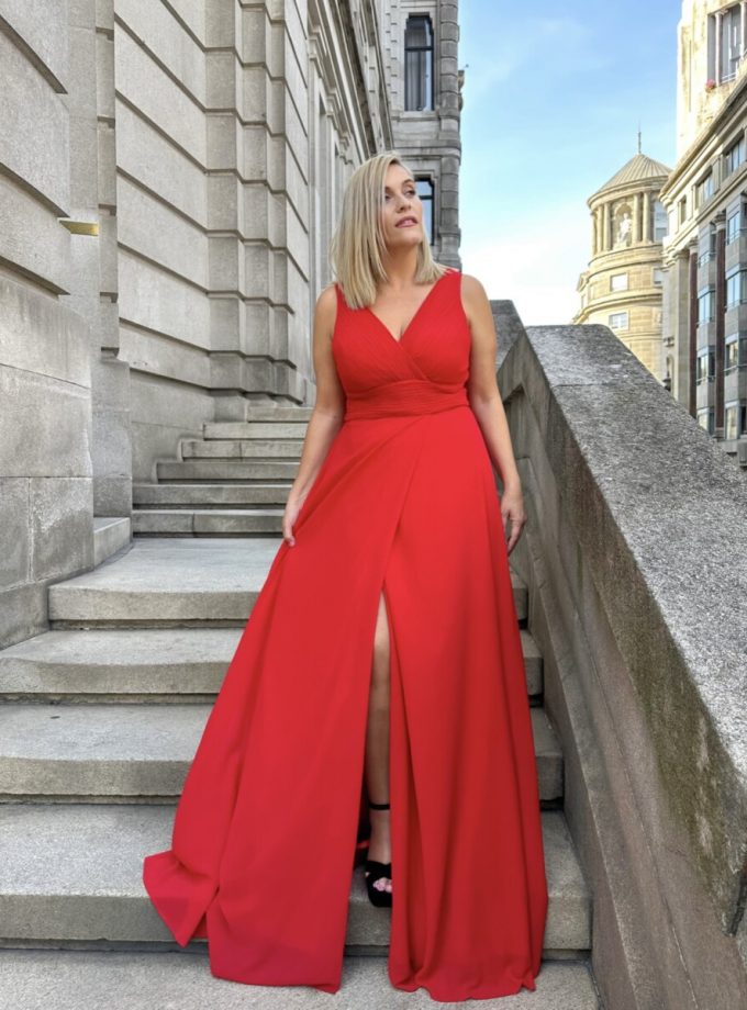 Vestido Analia Abertura Curvy