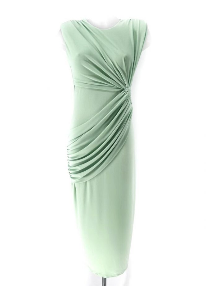 Vestido Drapeado Cintura