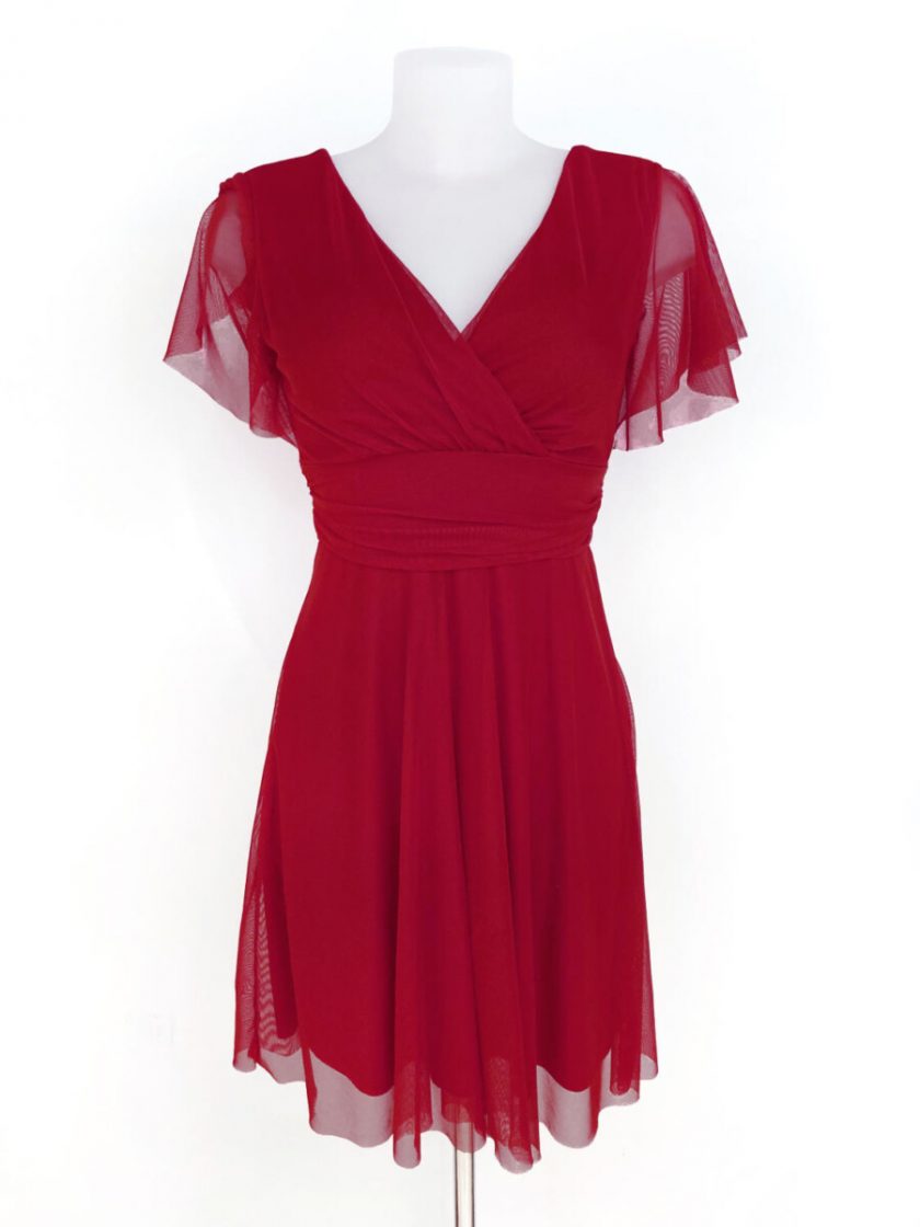 Vestido Tul Mangas Corto - Imagen 39