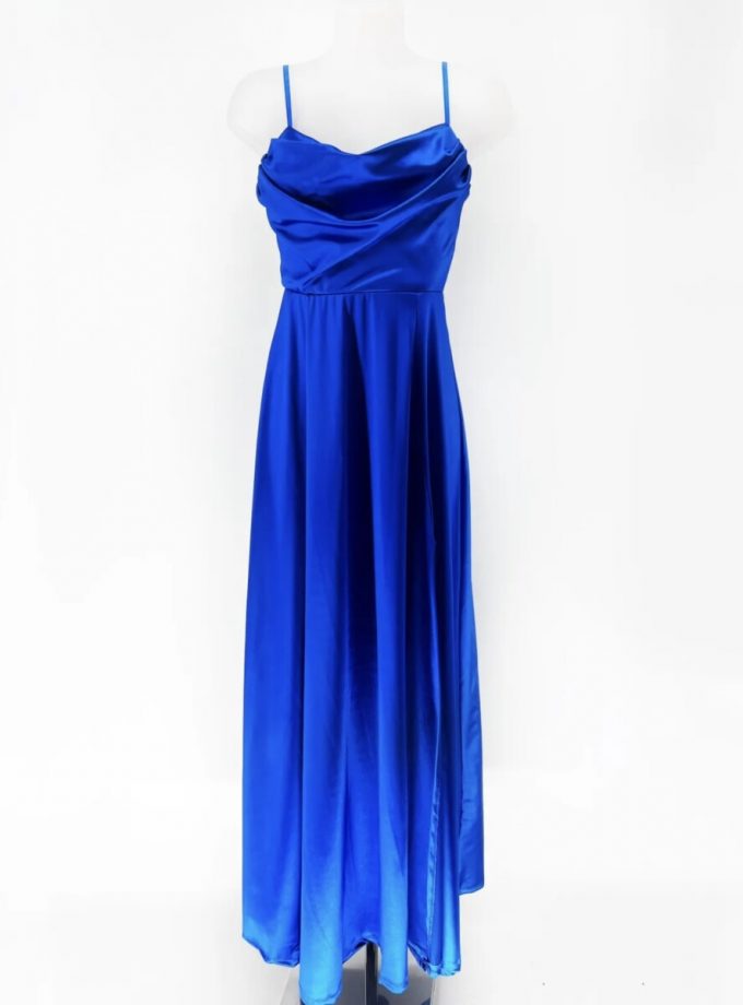 Vestido Seda Drapeado