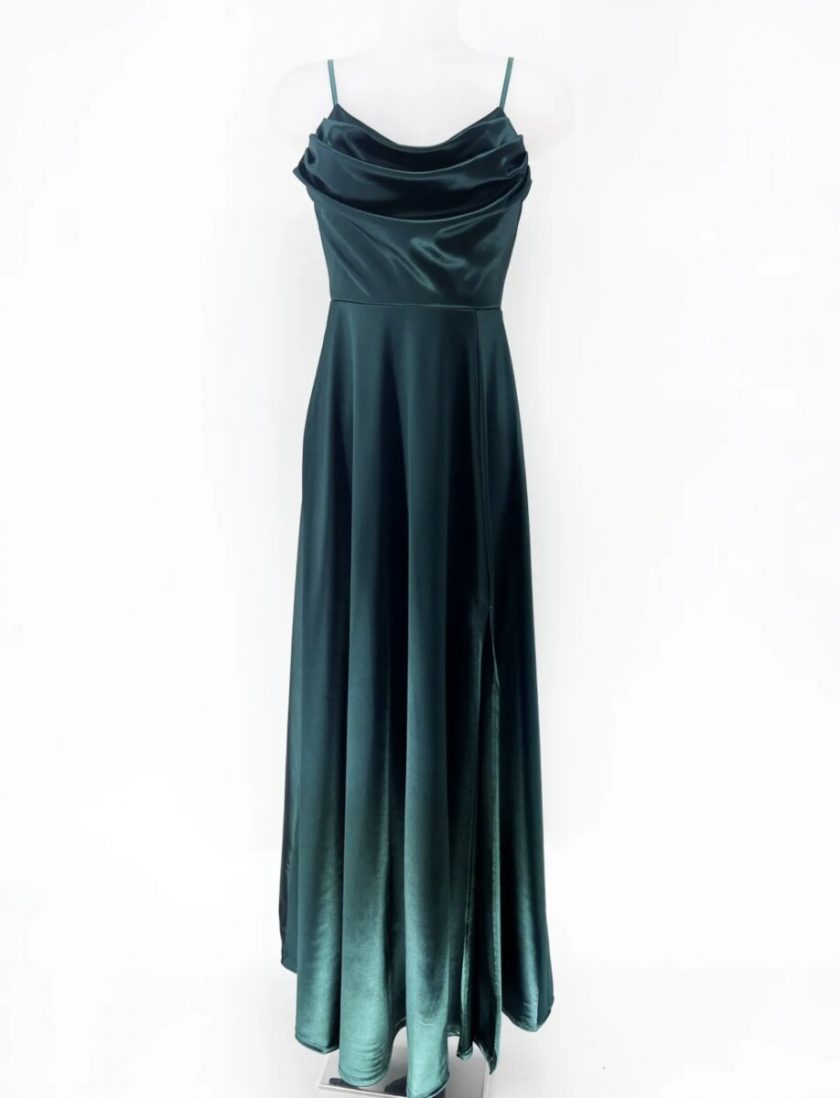 Vestido Seda Drapeado - Imagen 4