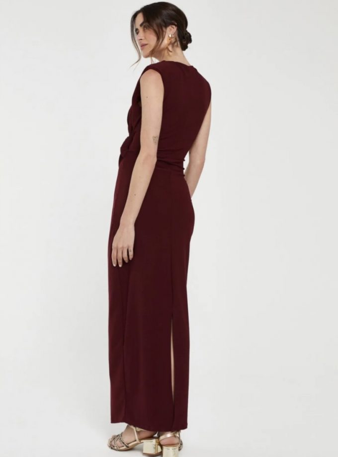 Vestido Drapeado Cintura