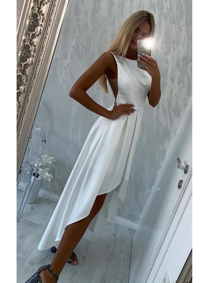 Vestido Asimétrico Novia