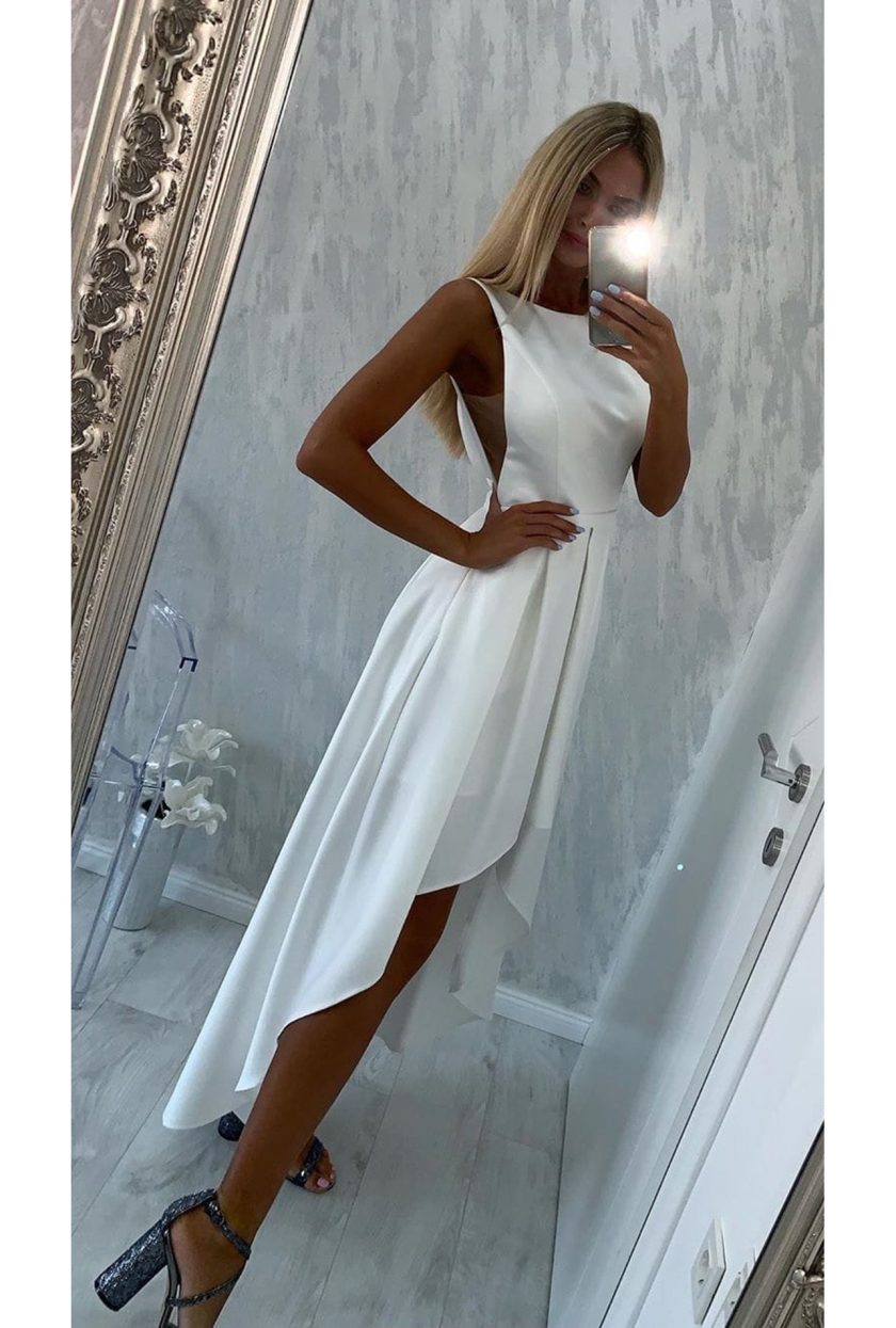 Vestido Asimétrico Novia - Imagen 5