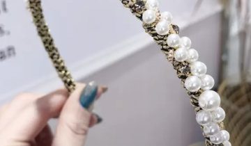 Diadema Perlas Oro