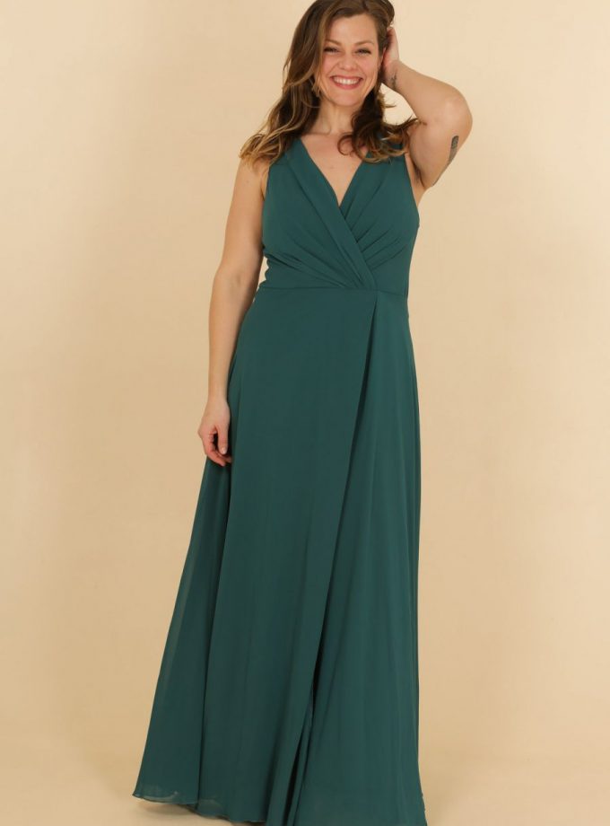 Vestido Escote Abertura Curvy