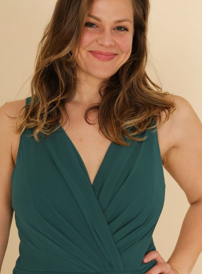 Vestido Escote Abertura Curvy