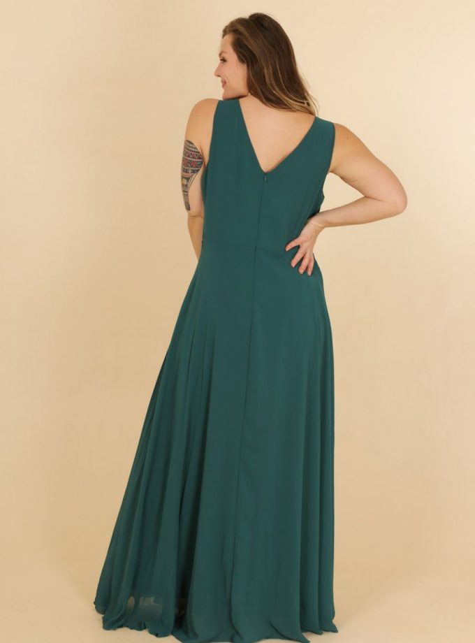 Vestido Escote Abertura Curvy