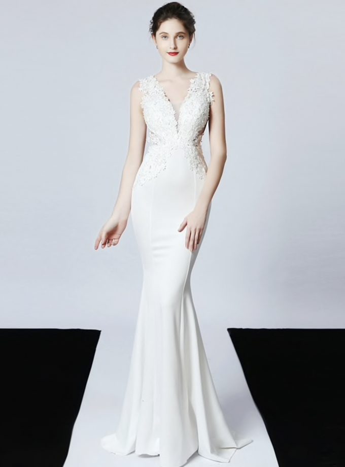 Vestido Novia Sirena Encaje