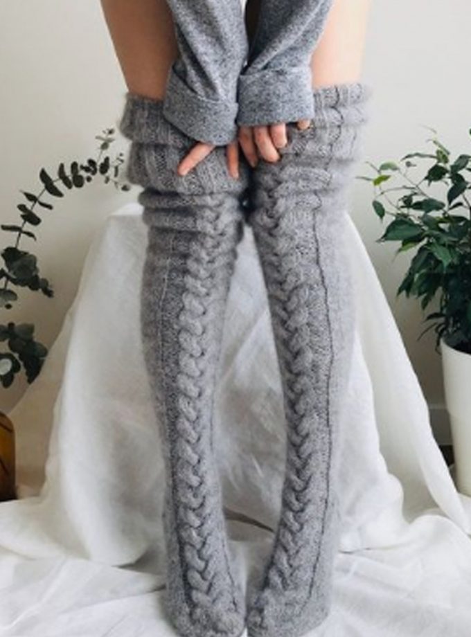 Calcetines Trenza