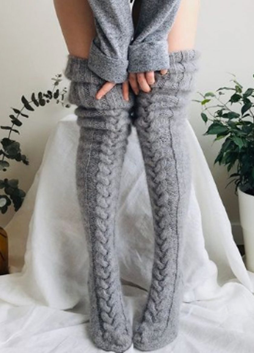Calcetines Trenza