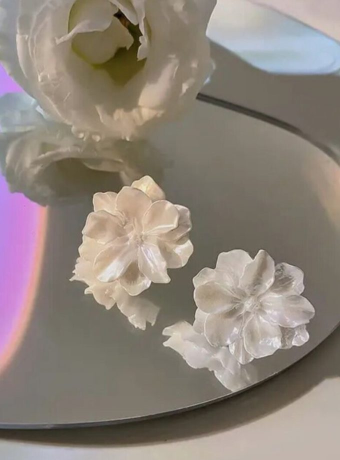 Pendientes Corazón Nacarado