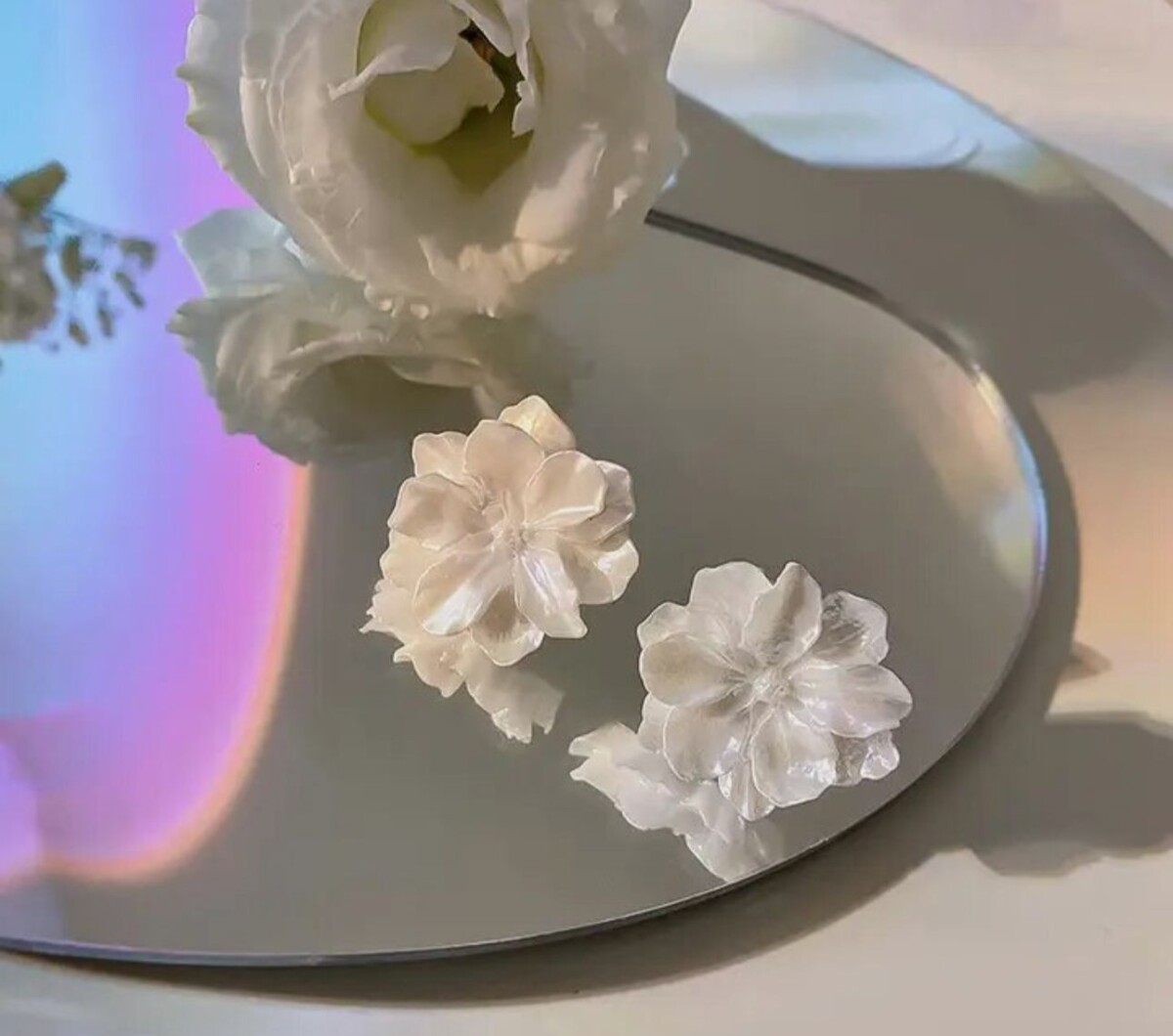 Pendientes Corazón Nacarado