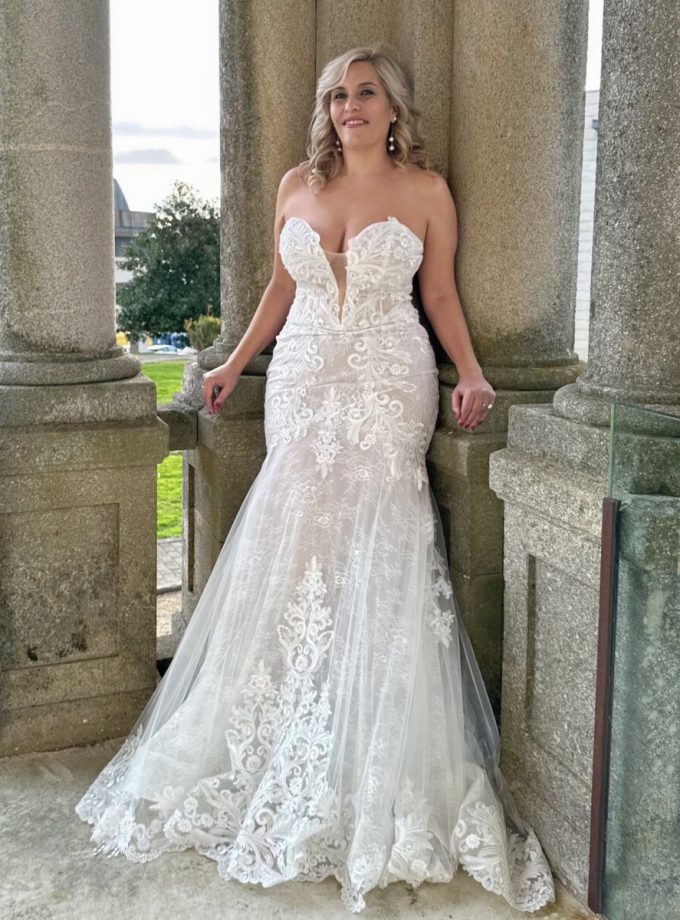 Vestido Tul Sirena Novia