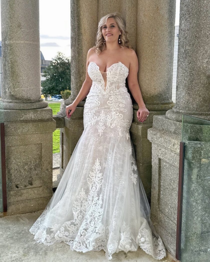 Vestido Tul Sirena Novia - Imagen 11