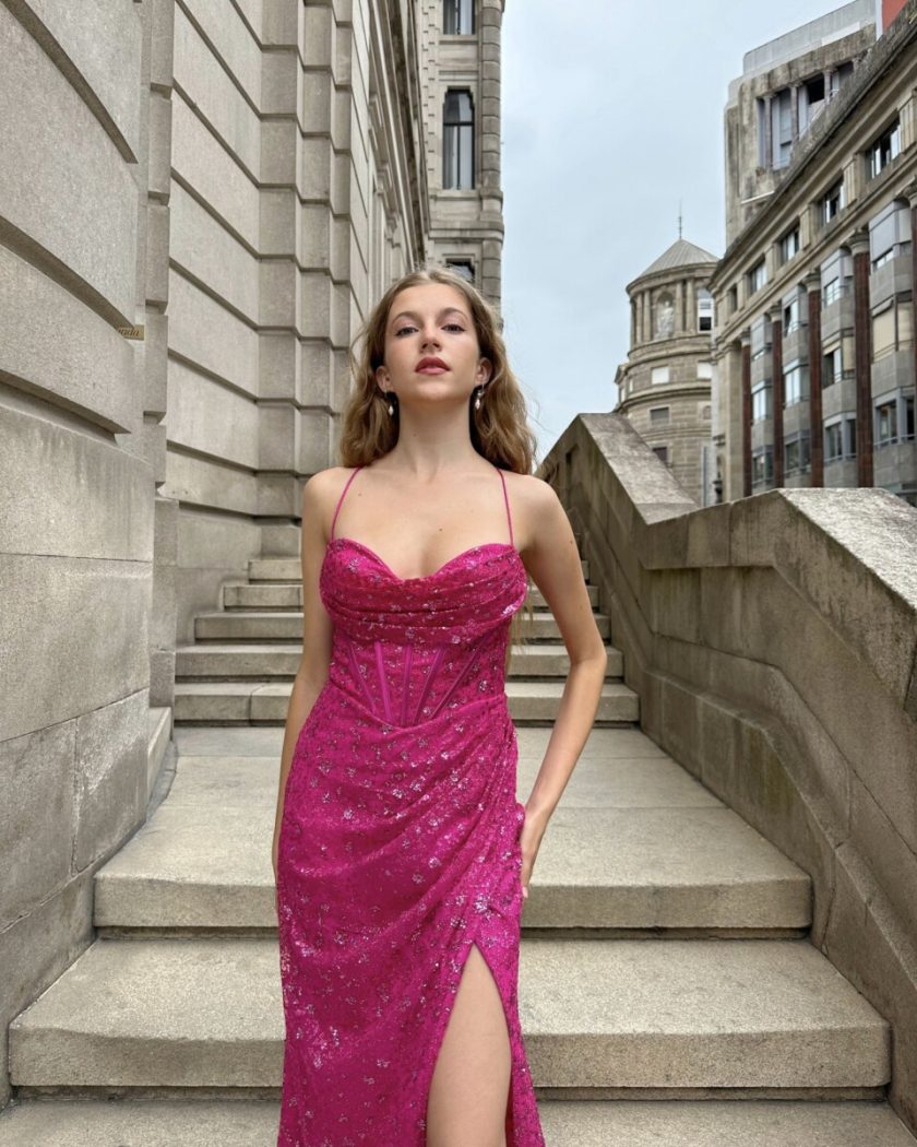 Vestido Corsé Purpurina - Imagen 7