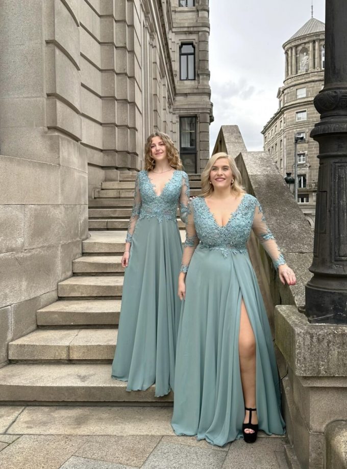 Vestido Dama Mangas Curvy