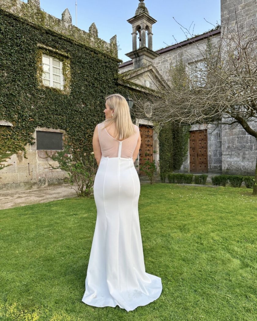 Vestido Novia Sirena Encaje - Imagen 10