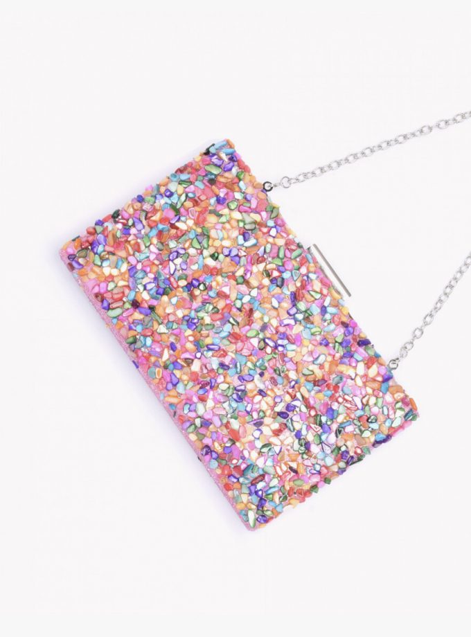 Bolso Candy Base Plata Multicolor