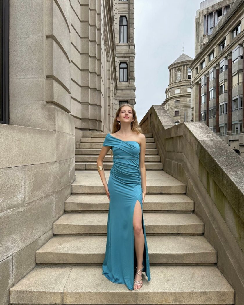 Vestido Seda Hombro - Imagen 17