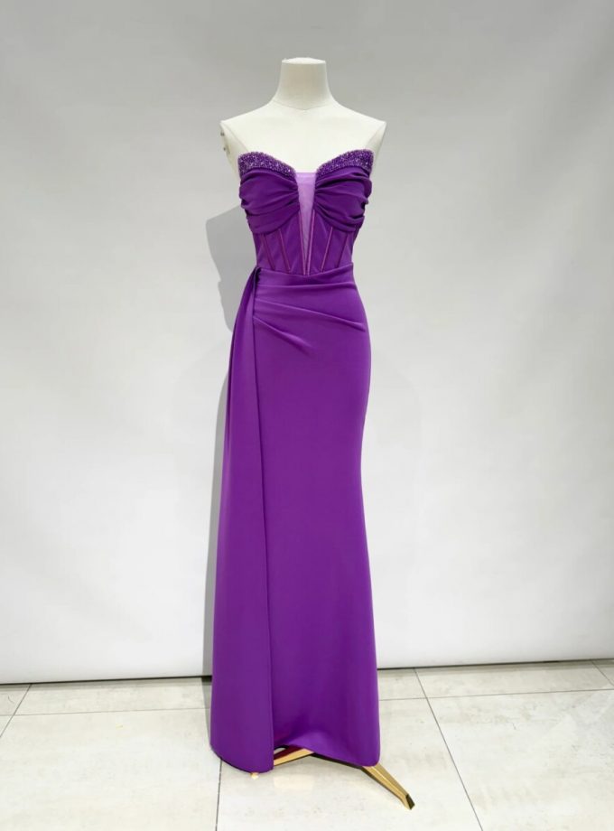 Vestido Sirena Corsé Brillos