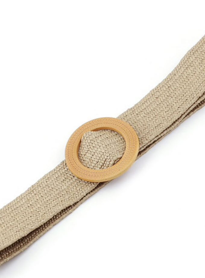 Cinturón Rafia Círculo