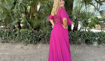 Vestido Encaje Espalda Mangas Curvy