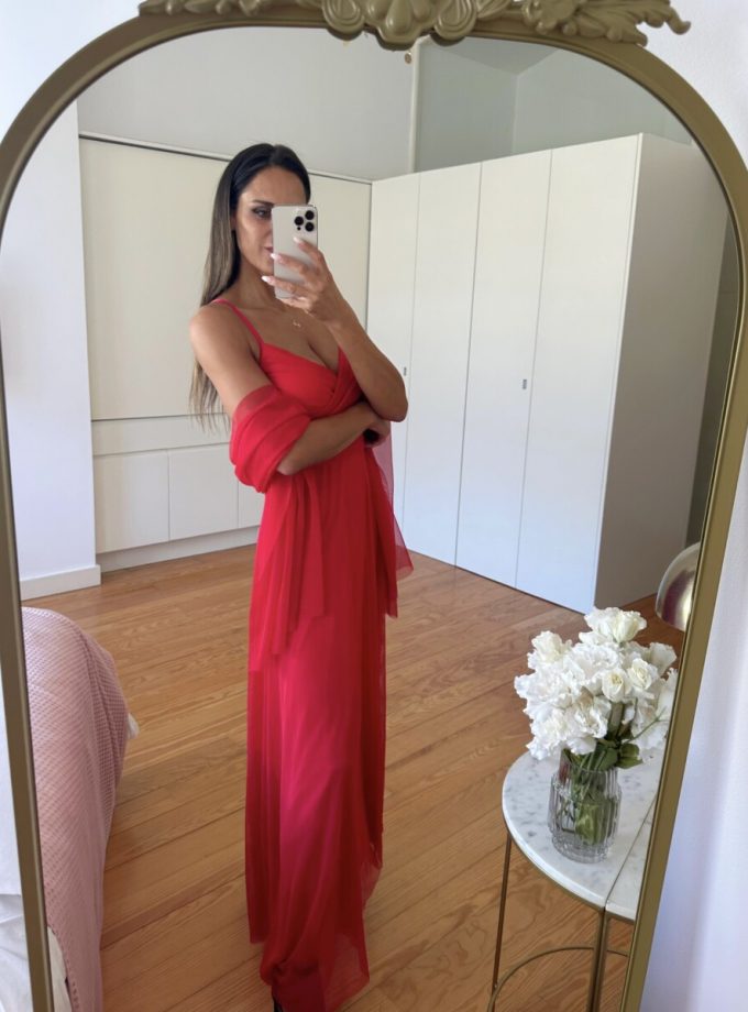 Vestido Tul Basic Tirantes