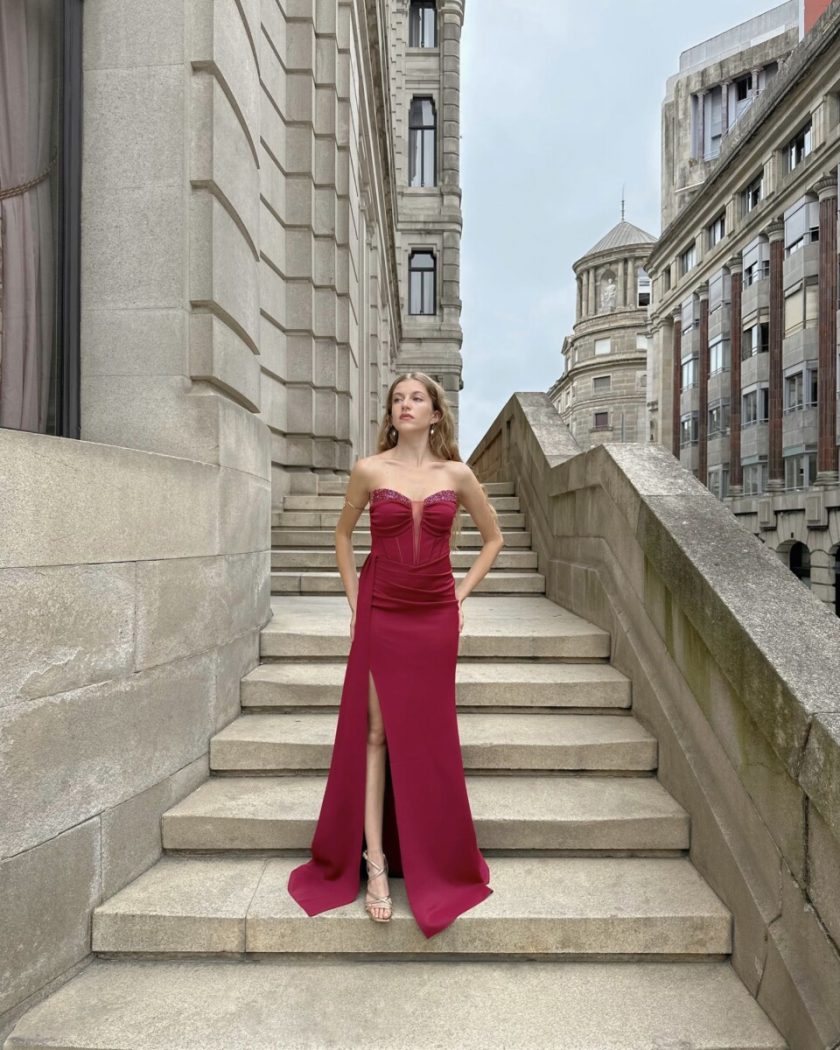 Vestido Sirena Corsé Brillos - Imagen 21