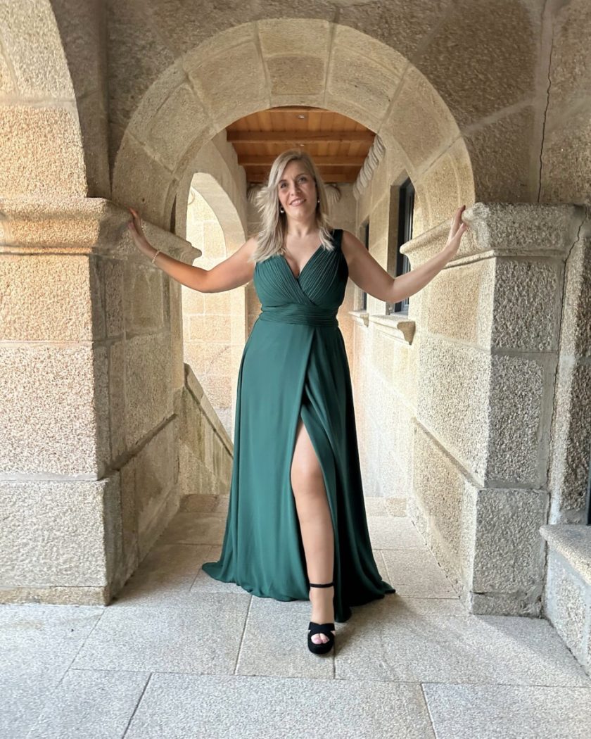 Vestido Analia Abertura Curvy - Imagen 75