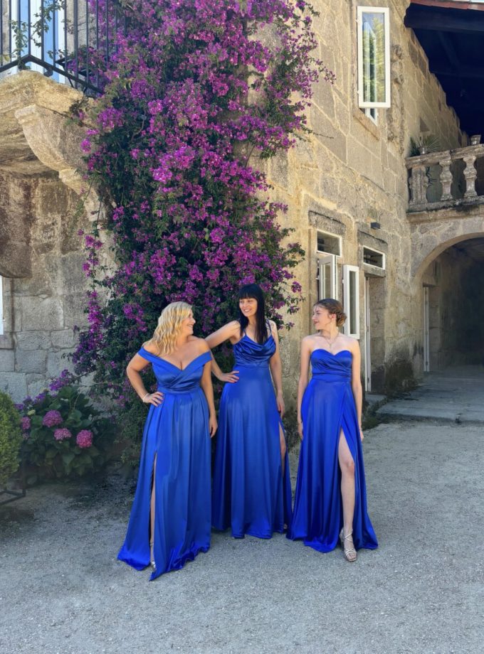 Vestido Seda Escote Corazón