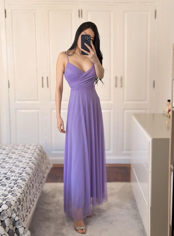 Vestido Tul Basic Tirantes