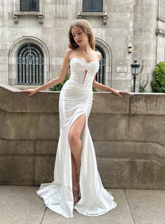 Vestido Seda Sirena Novia