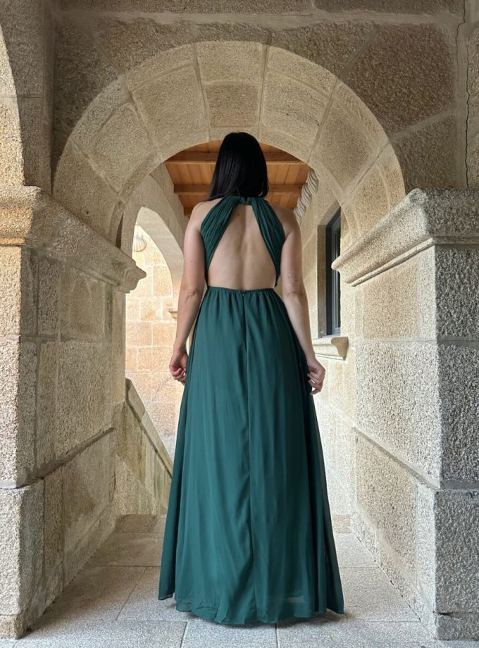 Vestido Halter Espalda